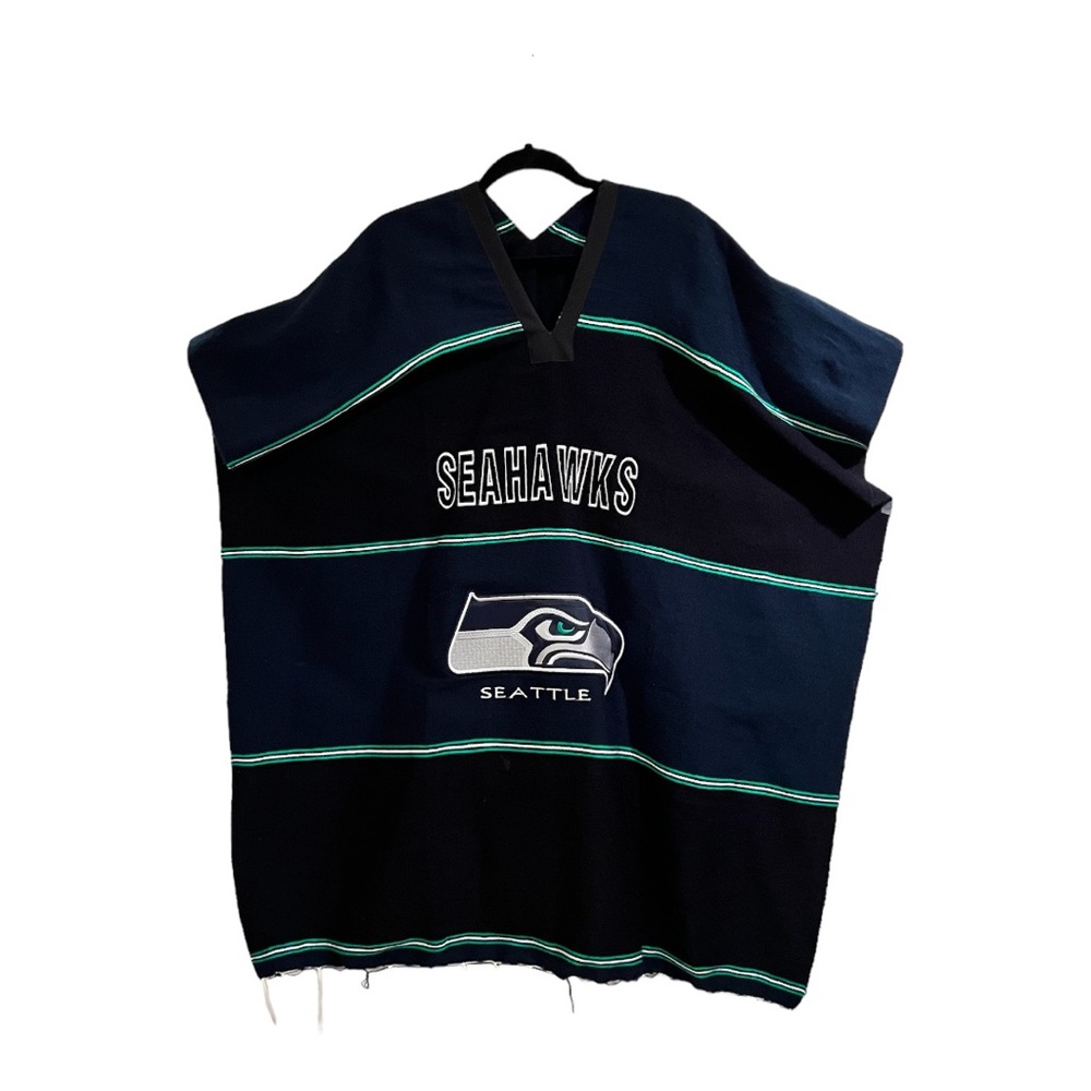 SEAHAWKS Fan Wear Serape Poncho